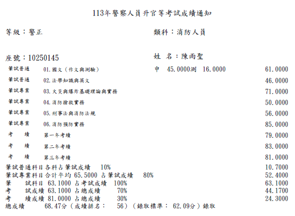 113消防升官等 墾丁消防 1